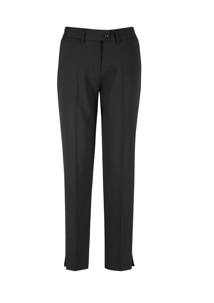 Womens Comfort Wool Stretch Slim Leg Pant - BLACK