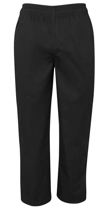 Mens Chef Pant Elasticated - BLACK