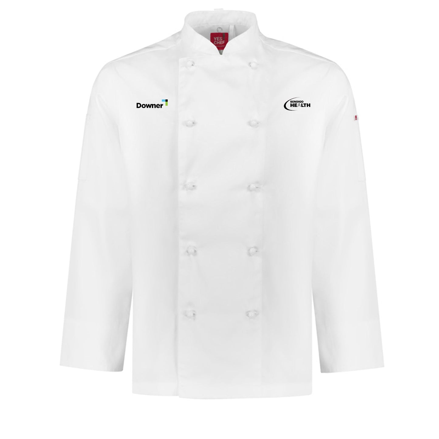 Chefs Jacket L-S - WHITE