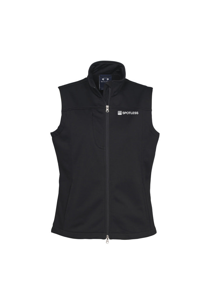 Ladies Biz Tech Soft Shell Vest - BLACK