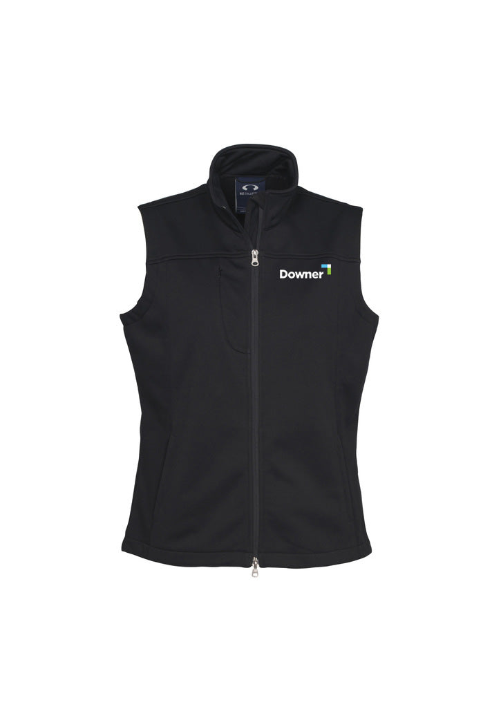 LADIES BIZ TECH SOFT SHELL VES - BLACK