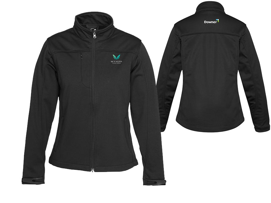 Womens Softshell Jacket - BLACK