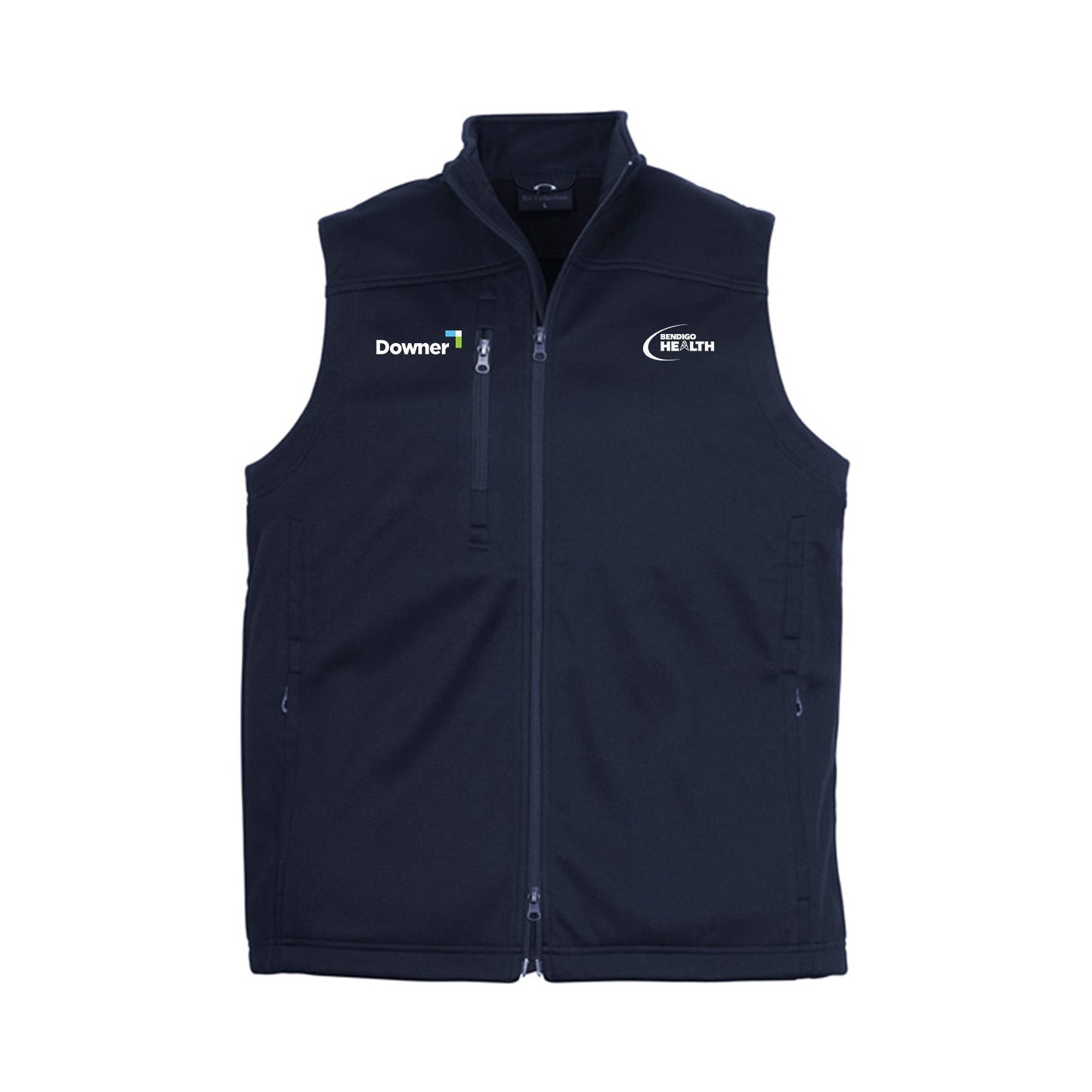 Men's Biz Tech Soft Shell Vest - NAVY