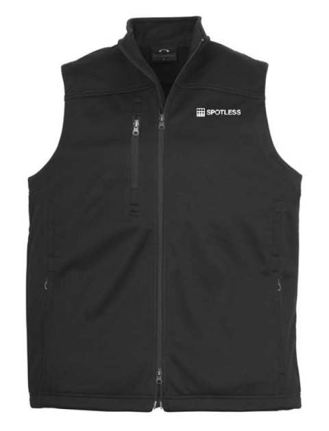 Mens Soft Shell Vest - BLACK