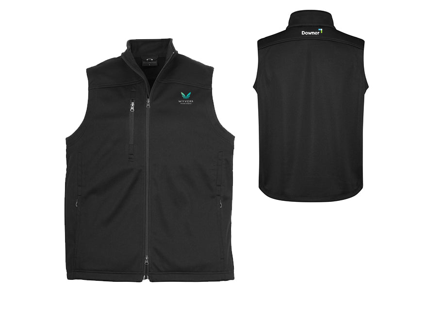 Mens Softshell Vest - BLACK