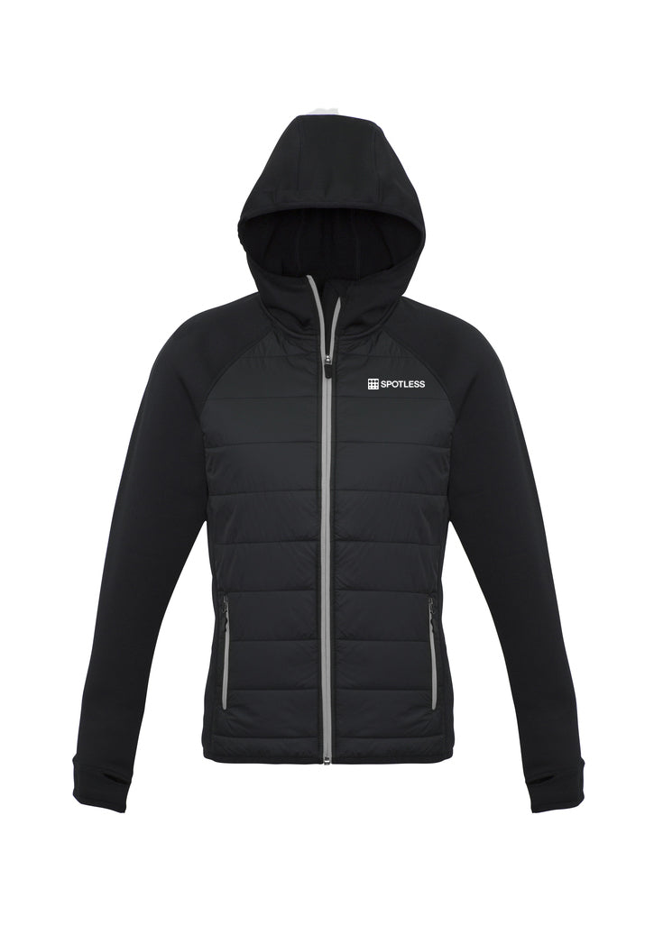 Ladies STEALTH TECH HOO - Black-Silver Grey
