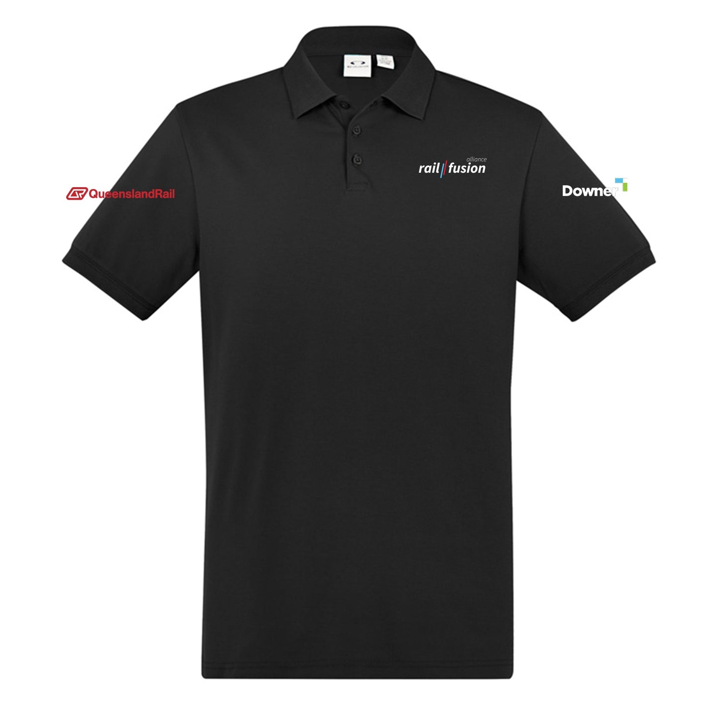Mens City Short Sleeve Polo - BLACK
