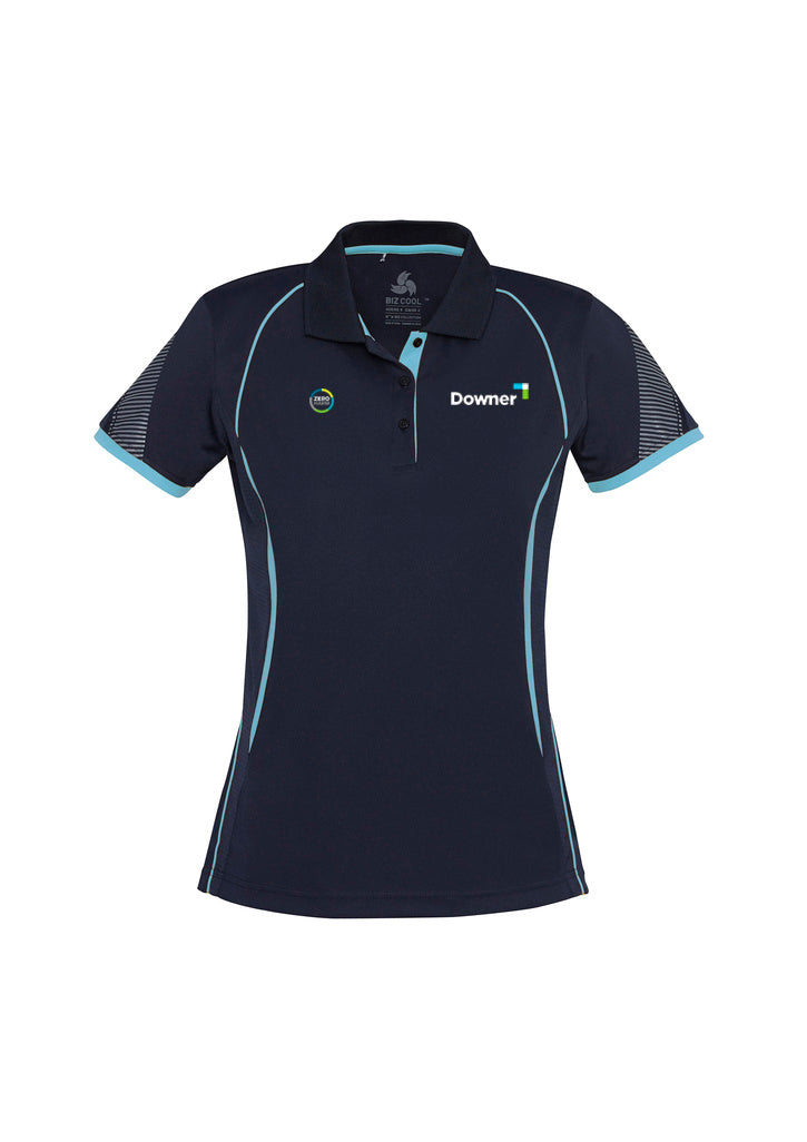 Razor Ladies Polo - Navy-Sky