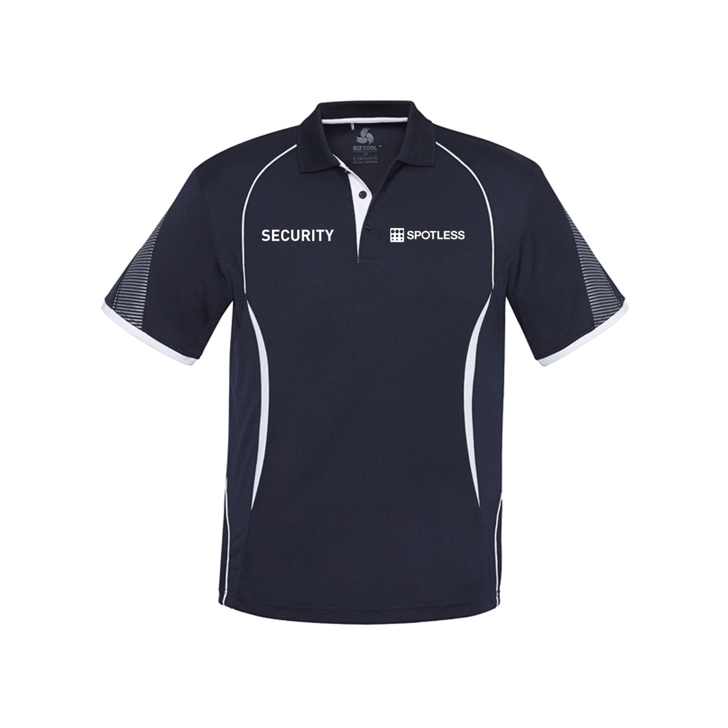 Razor Mens Polo - NAVY/WHITE