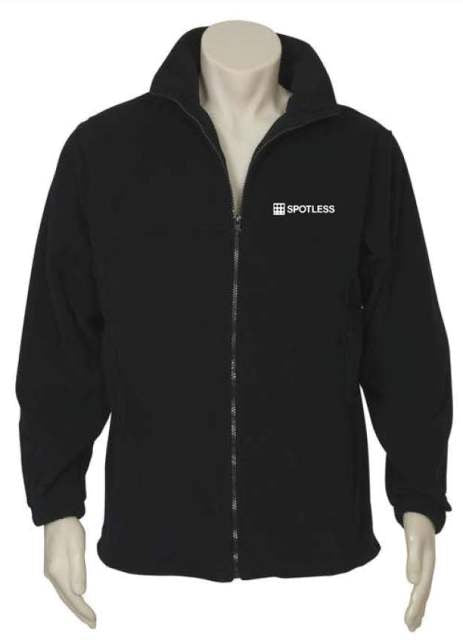 MENS ZIP OPEN P-F JACKE - BLACK