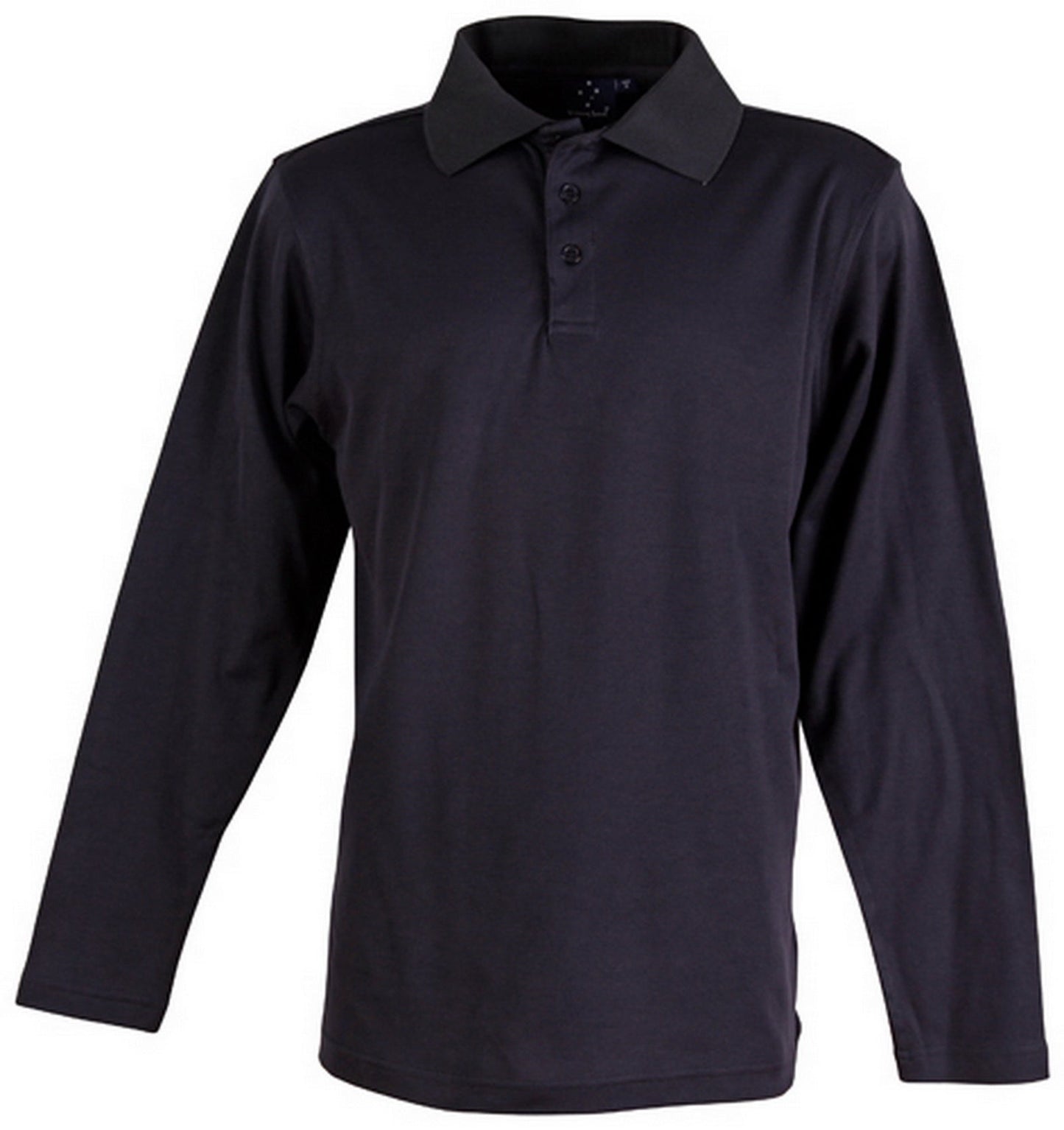 Victory Plus Unisex L-S Polo - NAVY