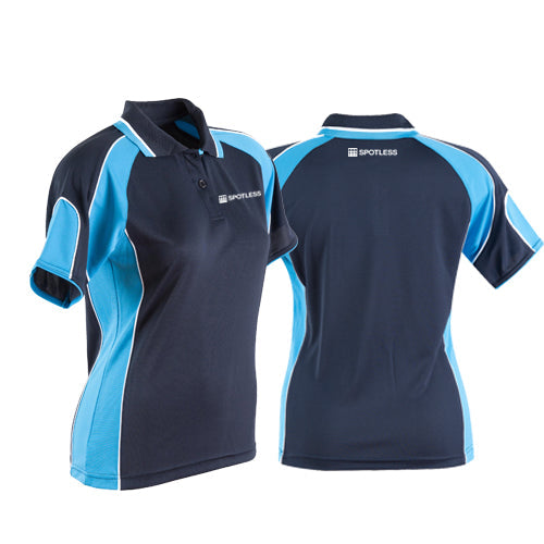 Alliance Ladies S-S Polo - Navy-Sky