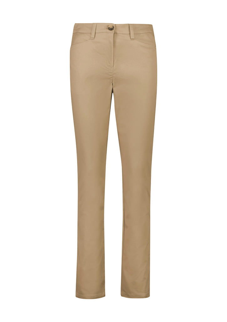 Womens Slim Leg Stretch Chino Pant - DESSERT