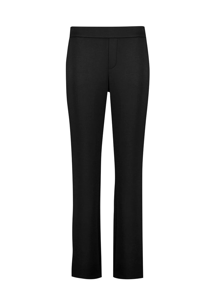 Womens Scuba Ponte Mid-rise Pull-on Pant - BLACK