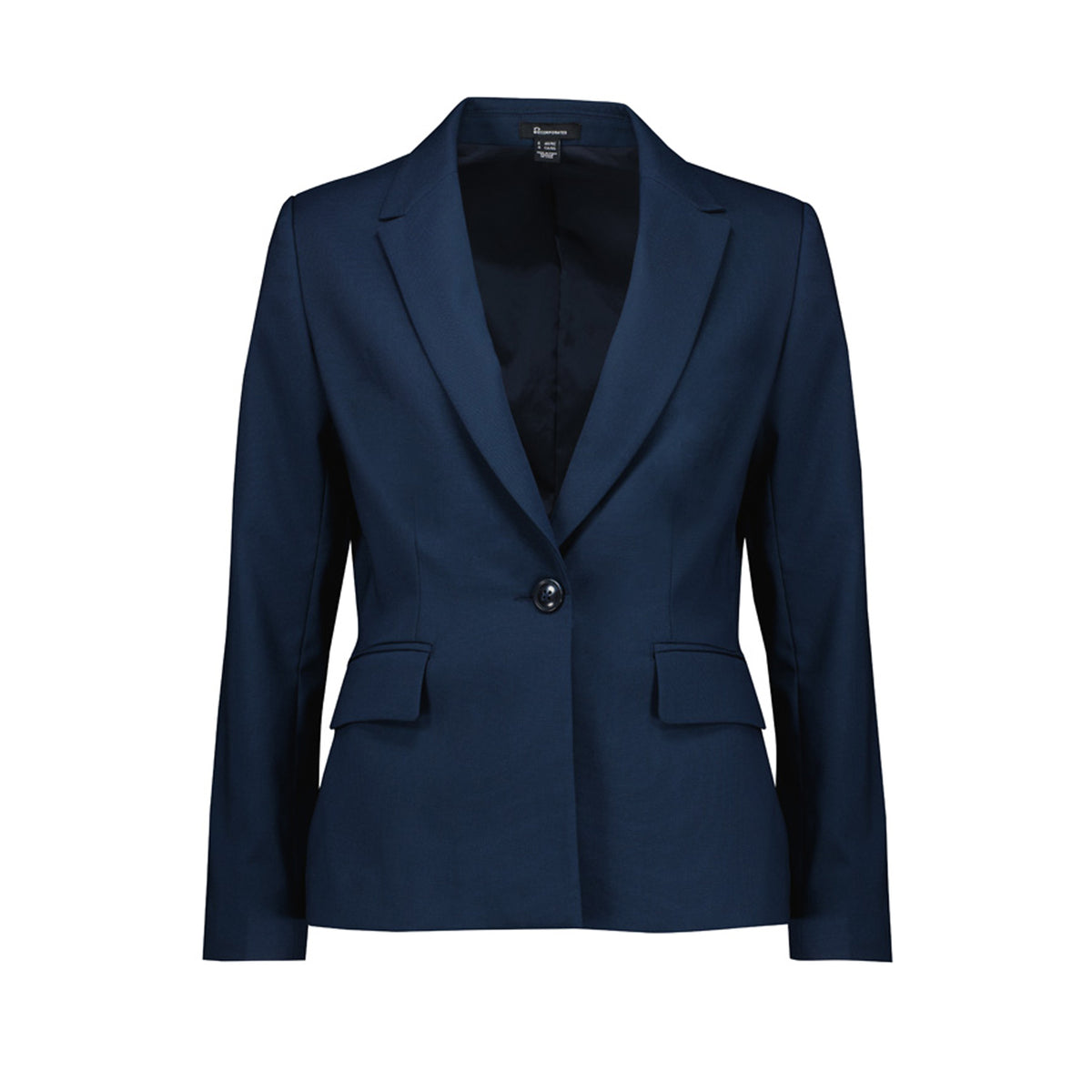 Renew Womens Single Button Mid Length Jacket - NAVY DUSK