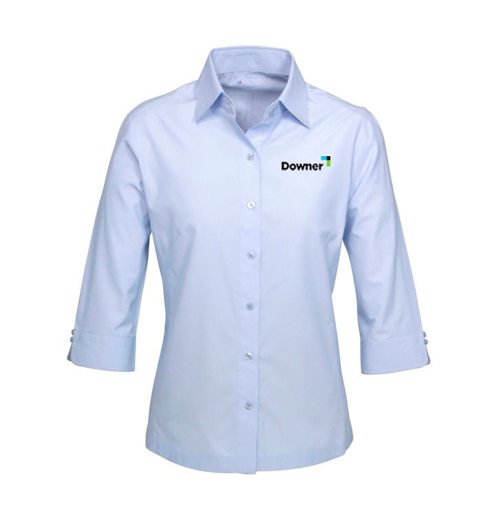 Ladies 3-4 Ambassador Shirt - BLUE