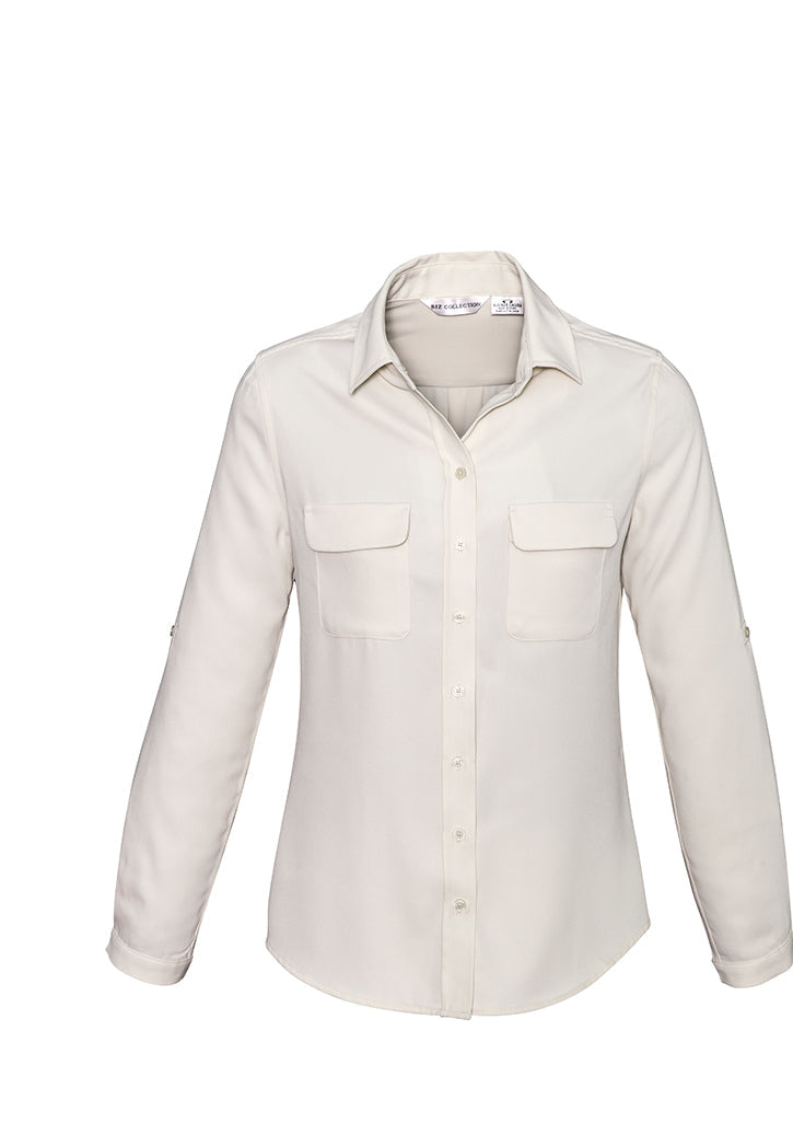 Madison L-S Blouse - IVORY