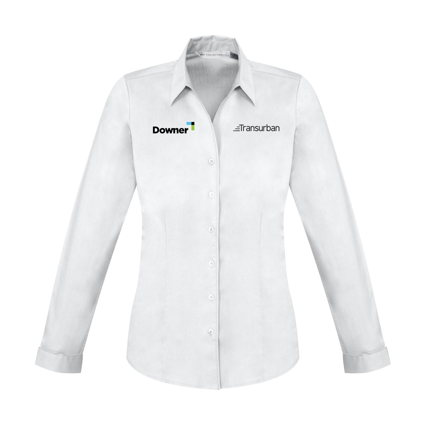 Womens Monaco Long Sleeve Shirt - WHITE