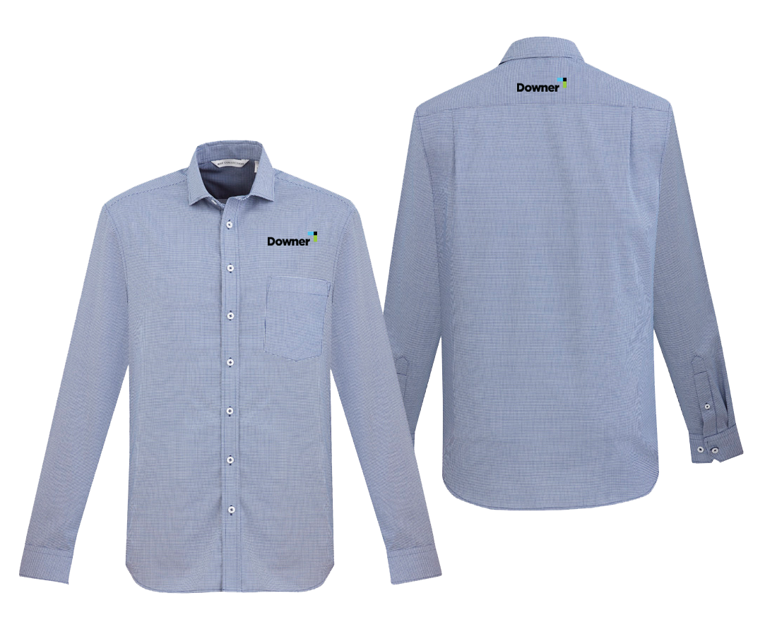Mens Jagger L/S Shirt - FRENCH BLUE