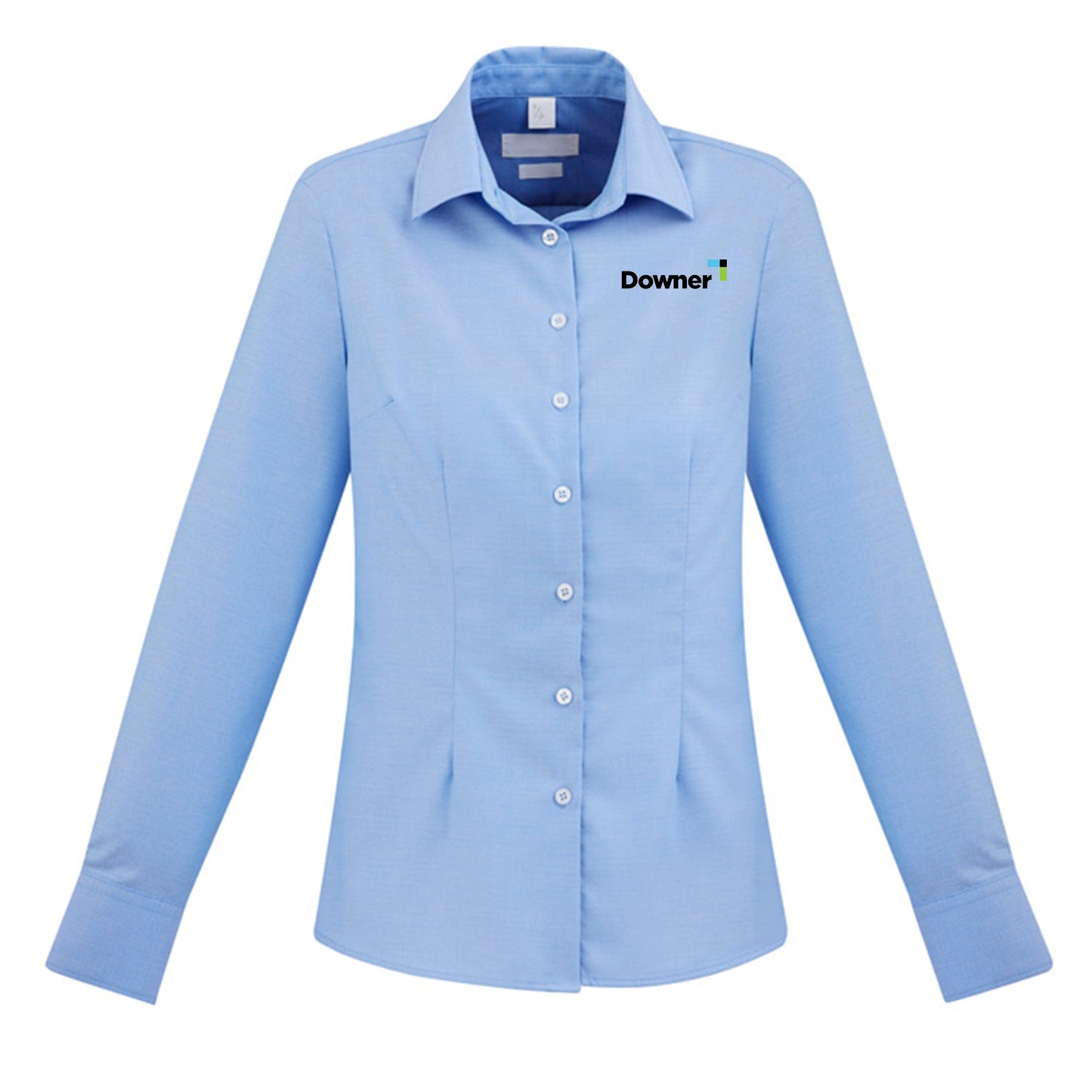 Womens Regent Long Sleeve Shirt - BLUE