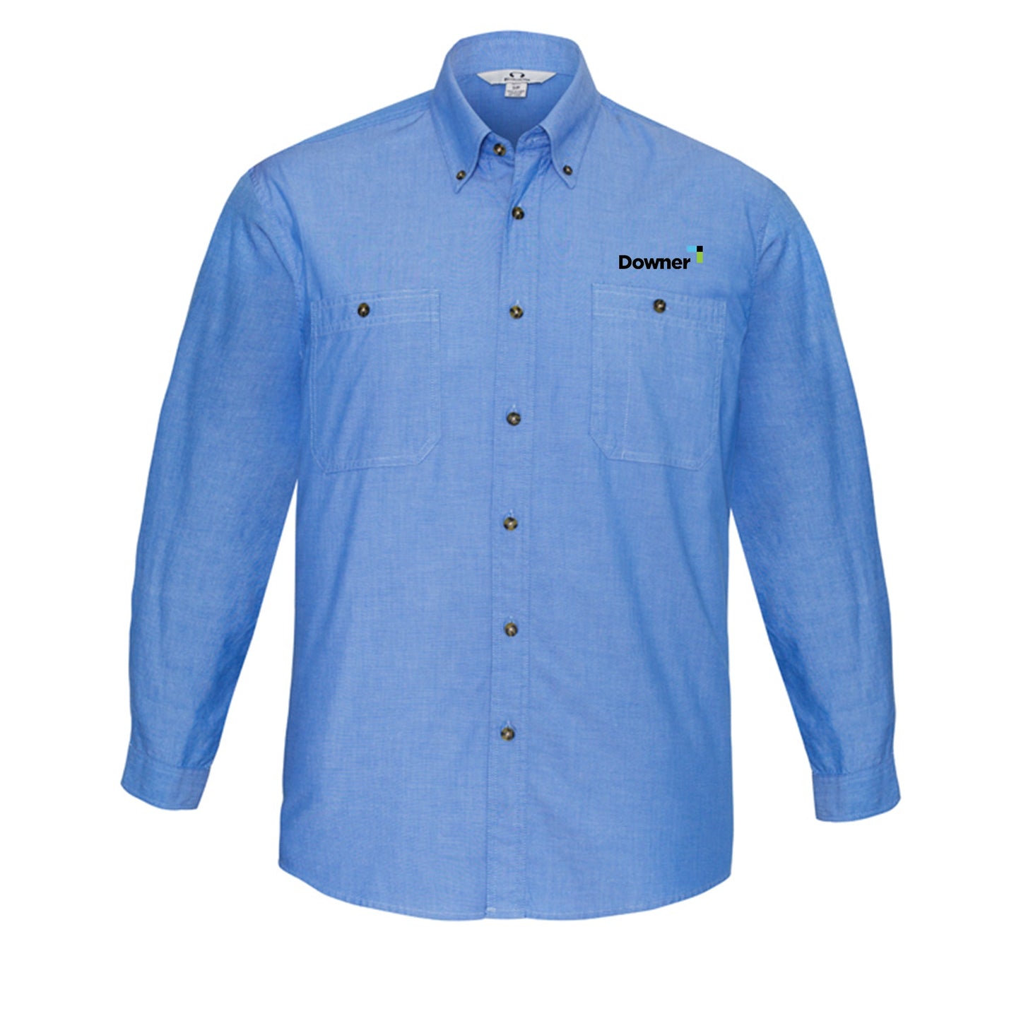 L-S WRINK FREE CHAMBRAY - CHAMBRAY
