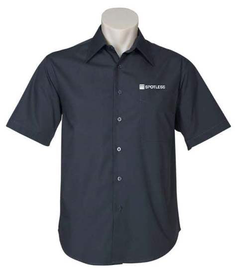 MENS S-S METRO SHIRT - CHARCOAL