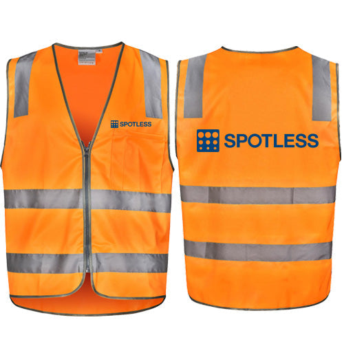 Vic Rail Hi Vis Safety Vest - Orange
