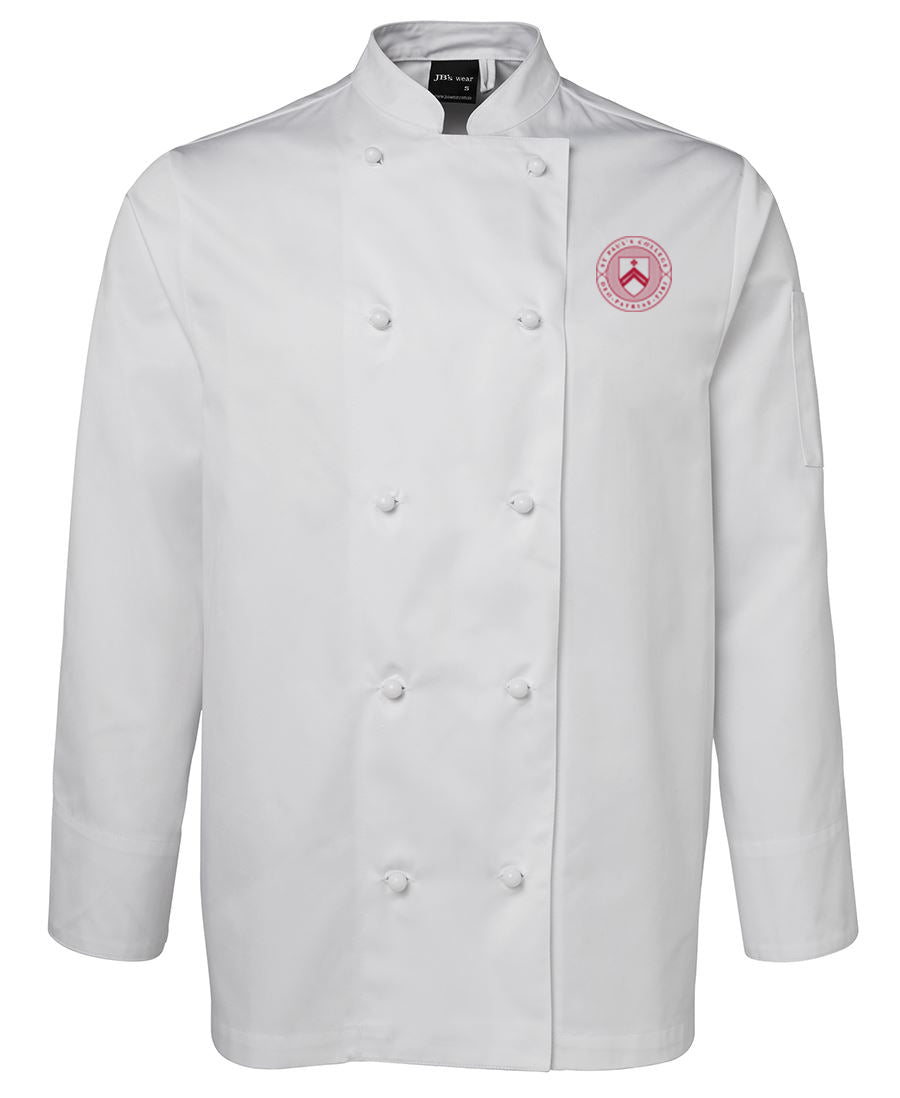 Chefs Jacket White L-S - WHITE