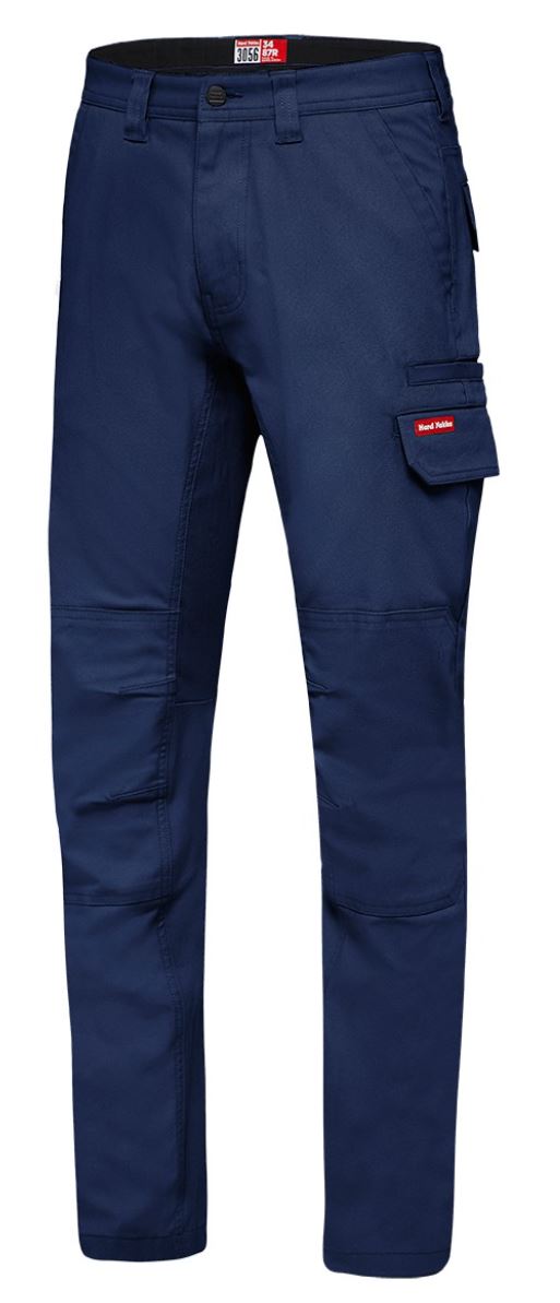STRETCH CANVAS CARGO PANT - NAVY - REGULAR