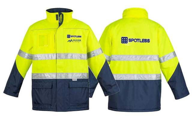Day-Night Storm Jacket - Yellow-Navy