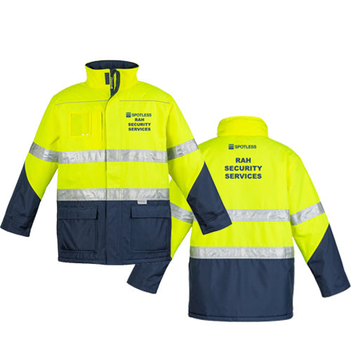 Day-Night Storm Jacket - Yellow-Navy