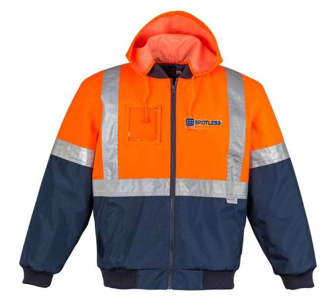 Day-Night Flying Jacket - Orange-Navy