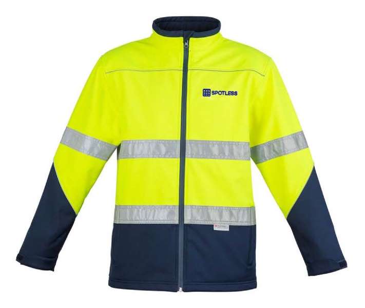 Day-Night Softshell Jkt - Yellow-Navy