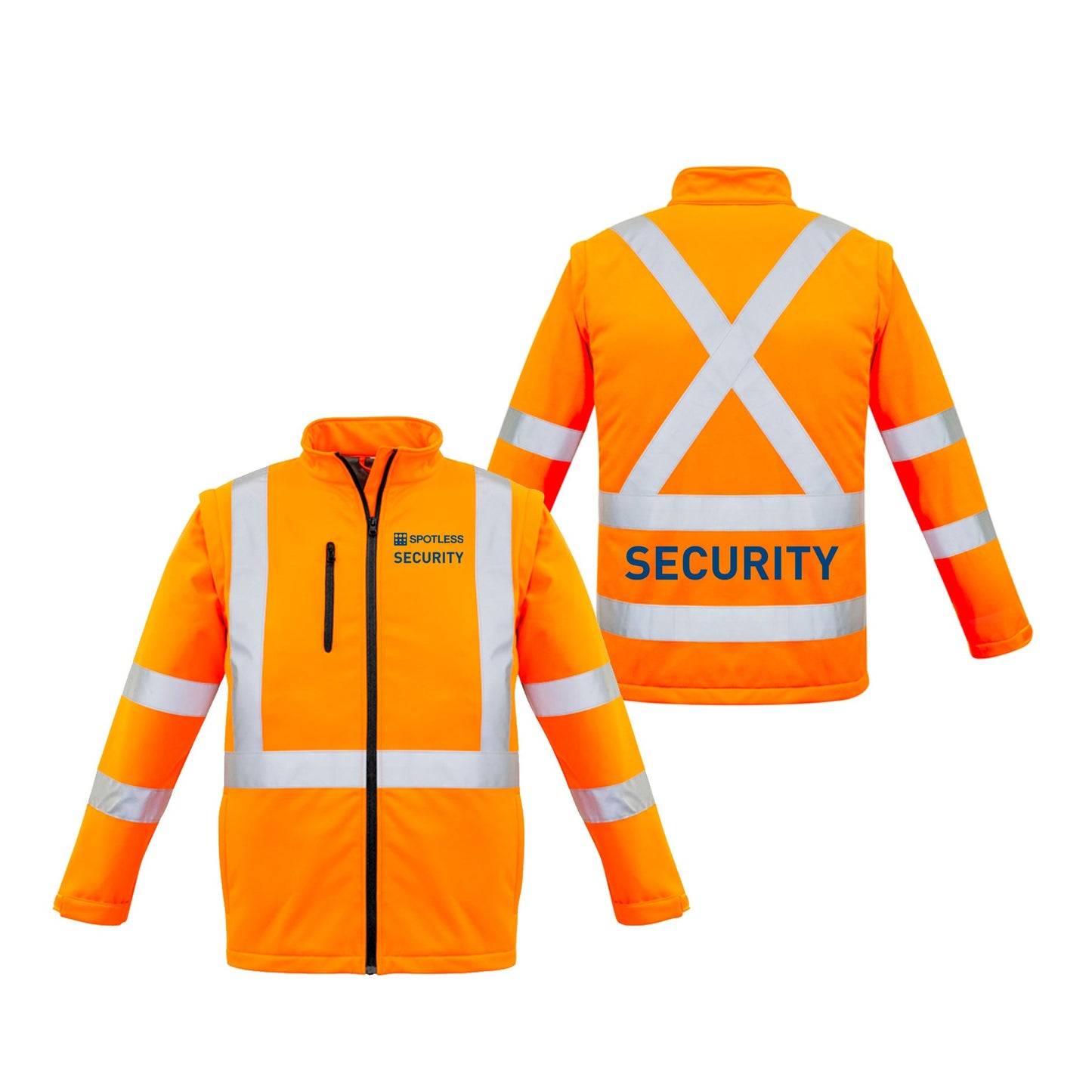 2 In 1 Rail Jacket - Orange