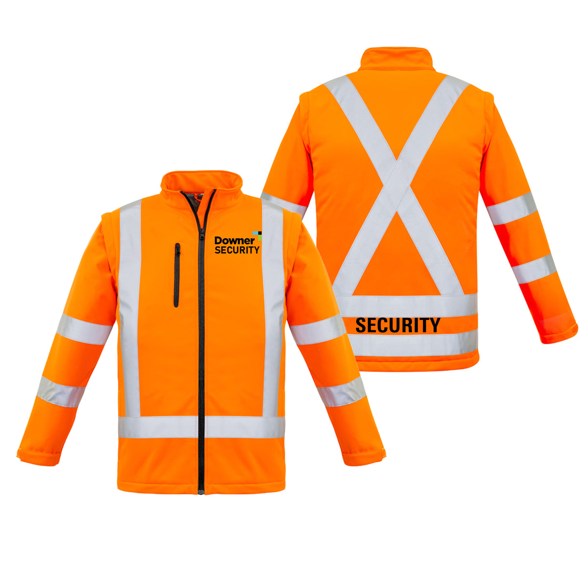 2 In 1 Rail Jacket - Orange