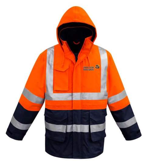 FR ARC Rated Jacket - Orange-Navy