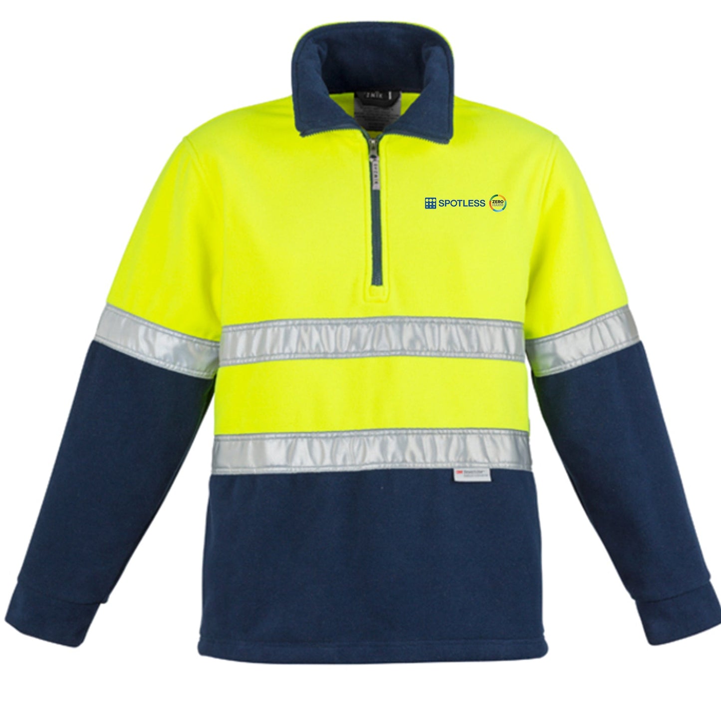 D-N Hooped Fleece - Yellow/Navy