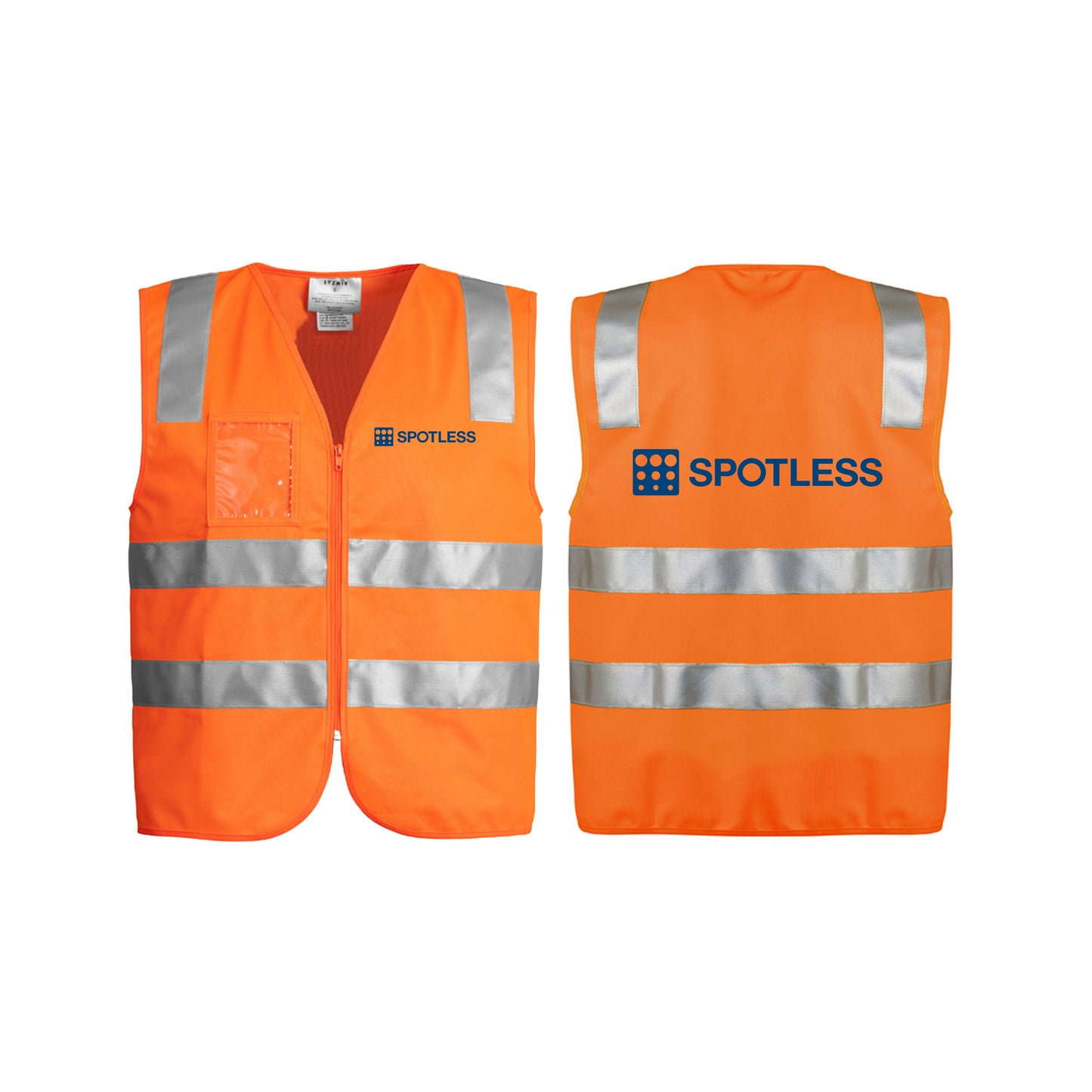 Day-Night Zip Vest – Orange