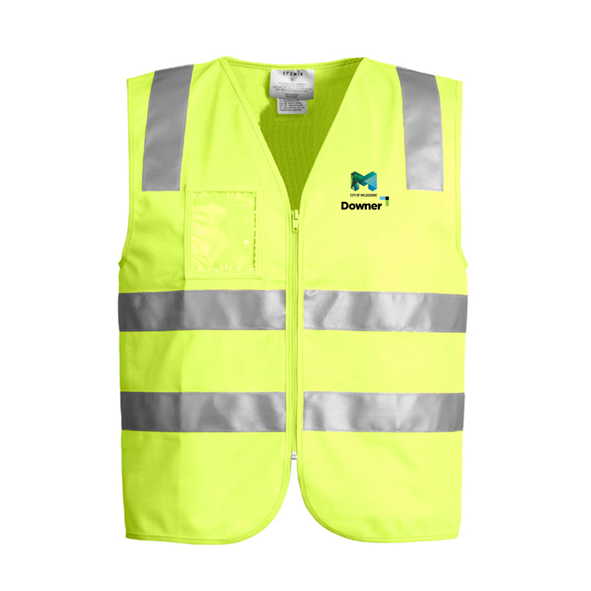 Day-Night Zip Vest - Yellow