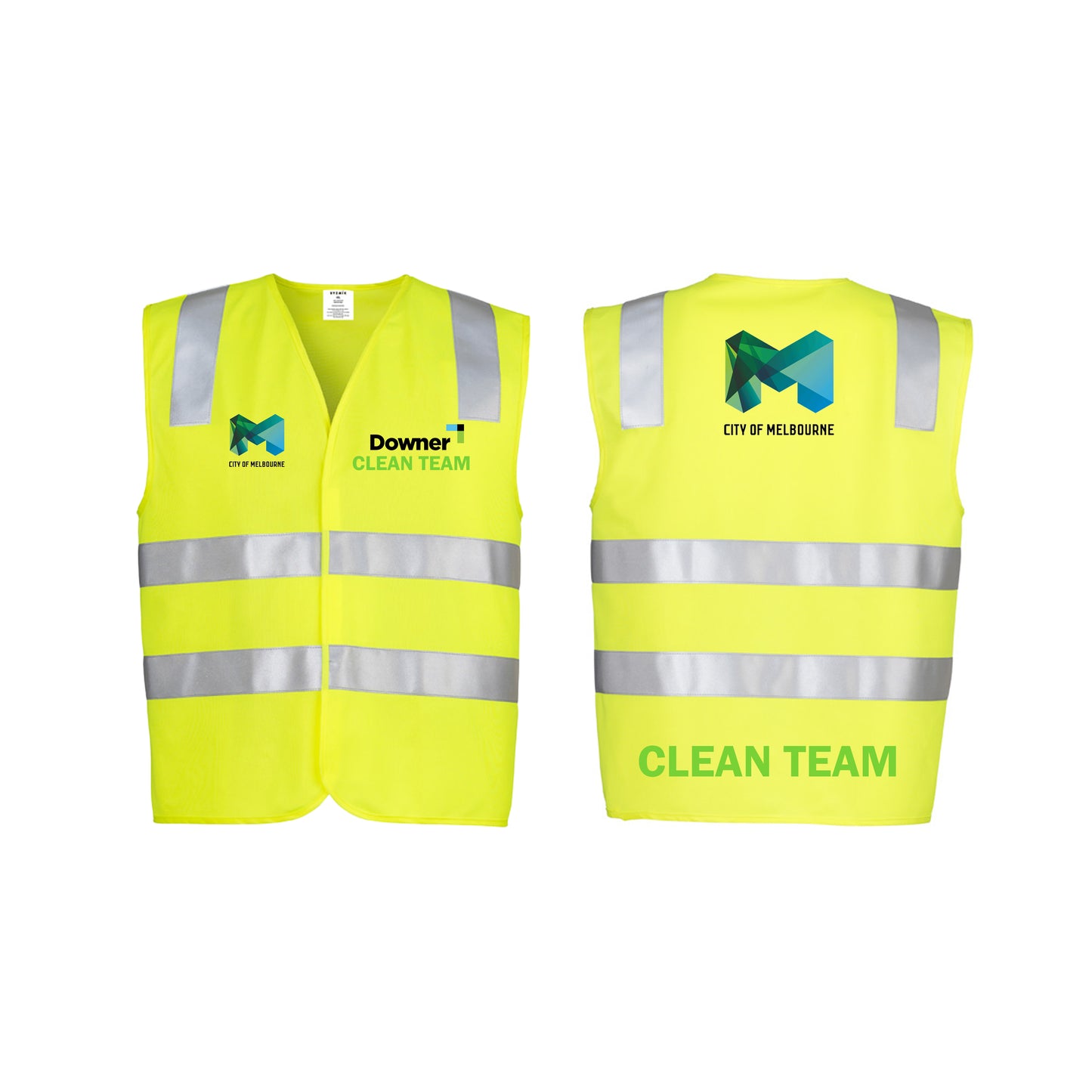 UNISEX HI VIS BASIC VEST - YELLOW