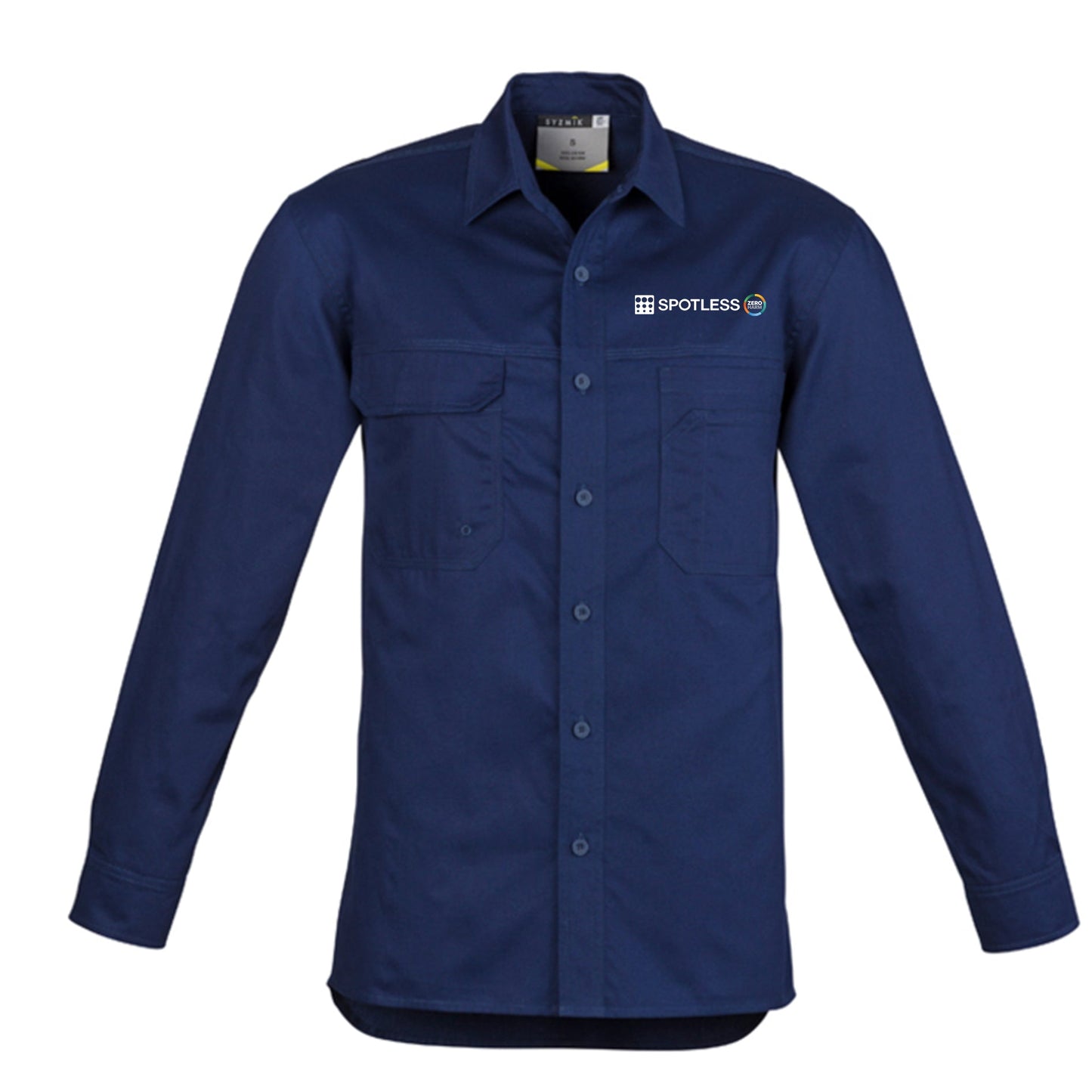 Tradie L-Wgt L-S Shirt - BLUE