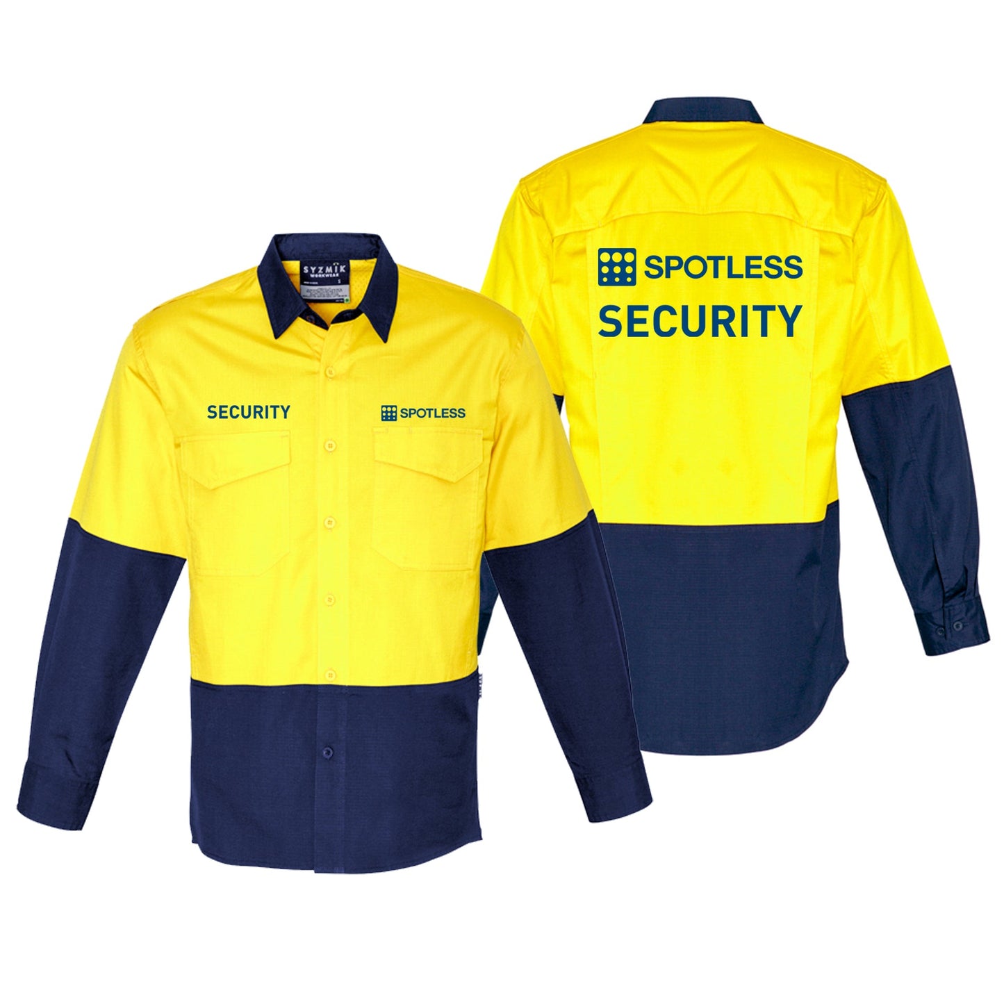 Rugged D-O Vented Shirt - Yellow/Navy