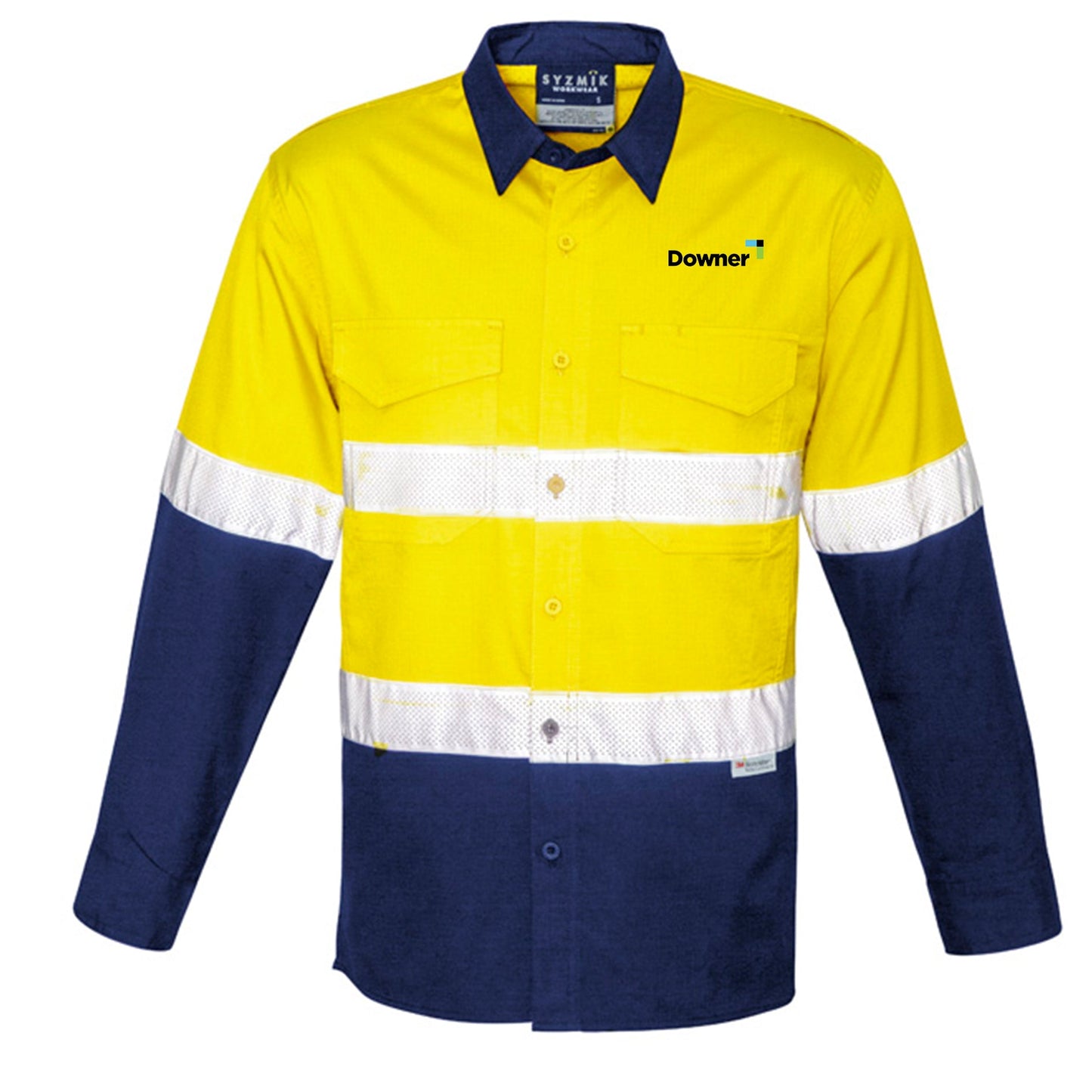 Rugged D-N Vented Shirt - Yellow/Navy