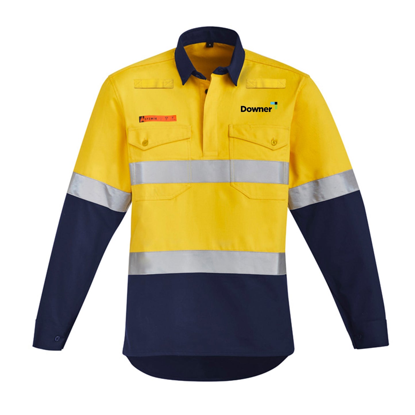HRC 2 Closed Front Shirt - Yellow-Navy