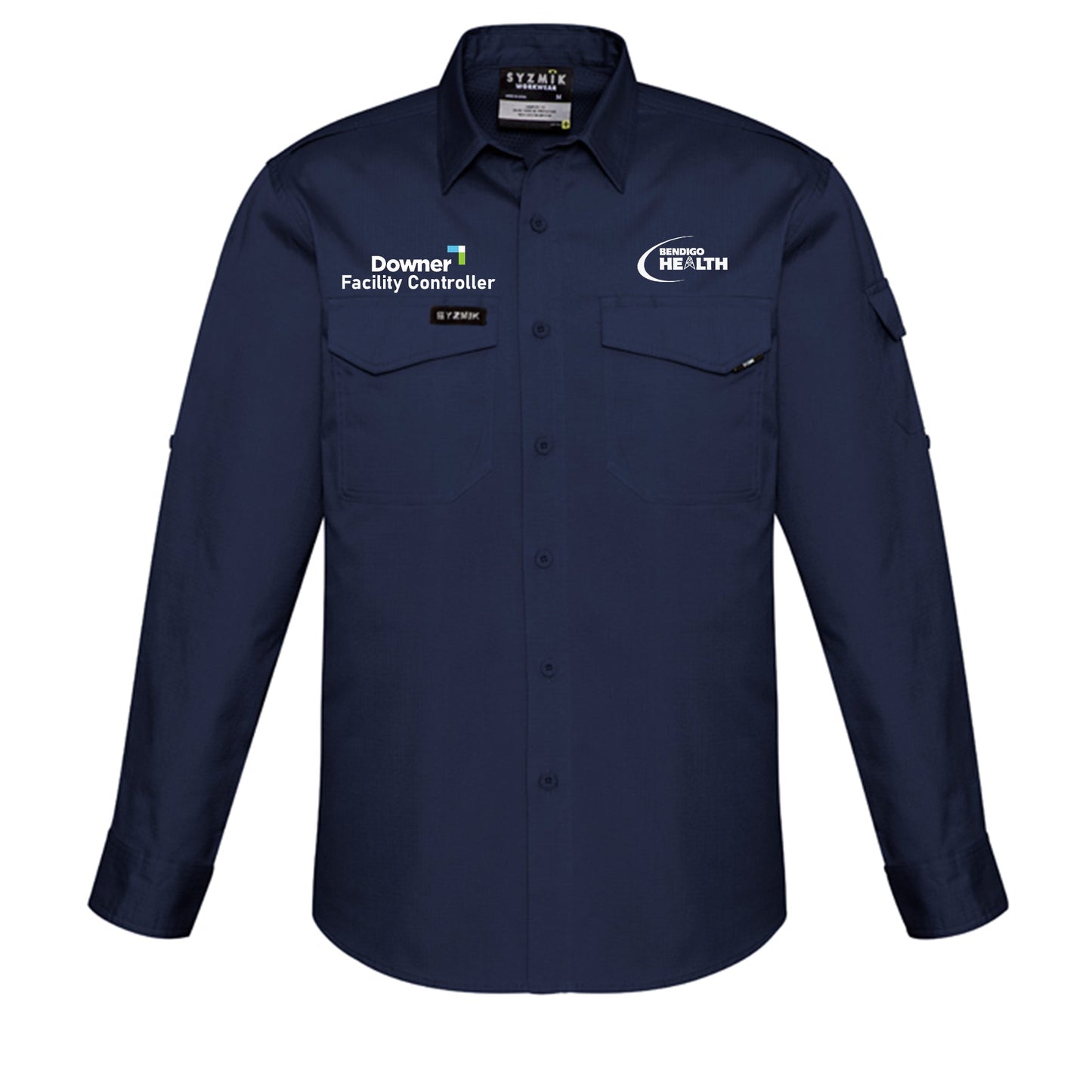 Rip Stop L-S Shirt - NAVY