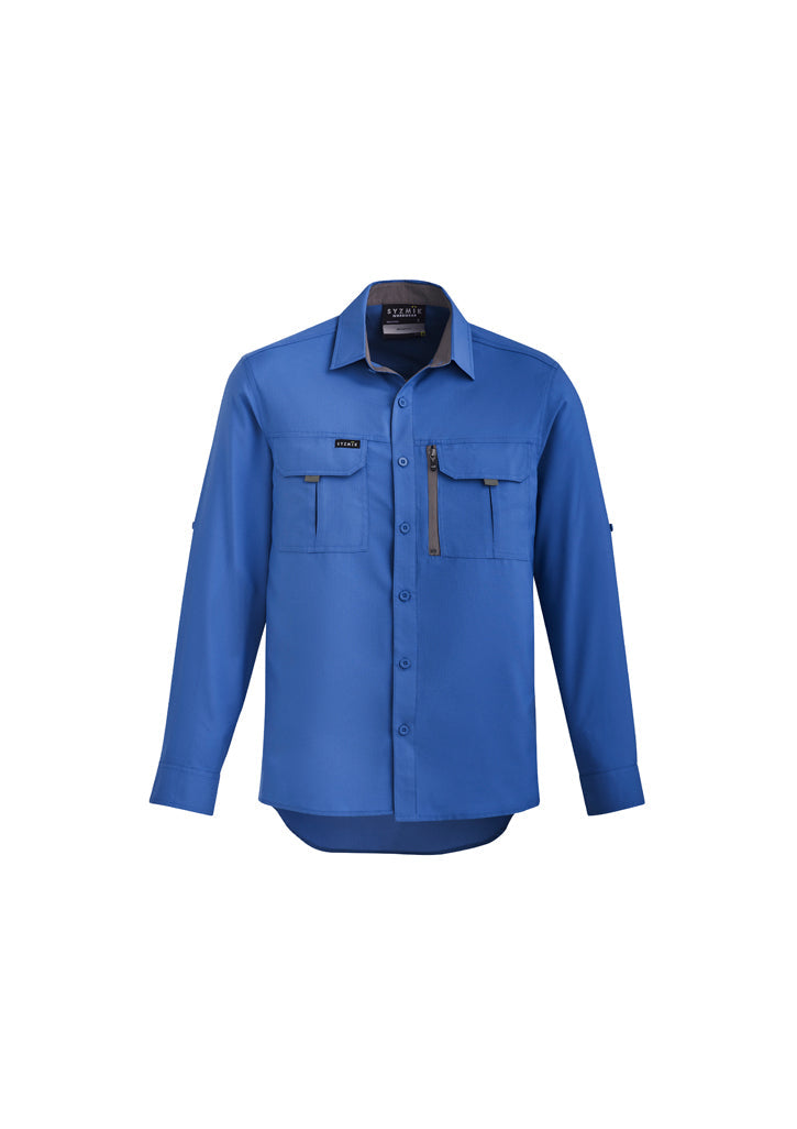 Mens Outdoor Shirt L-S - BLUE