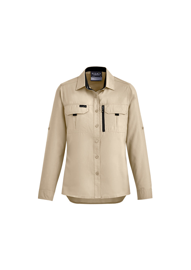 Ladies Outdoor Shirt L-S - SAND