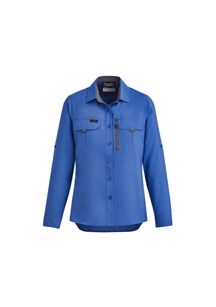 Ladies Outdoor Shirt L-S - BLUE