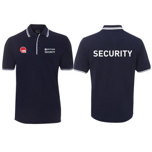 JB's Contrast Polo      - NAVY-WHITE