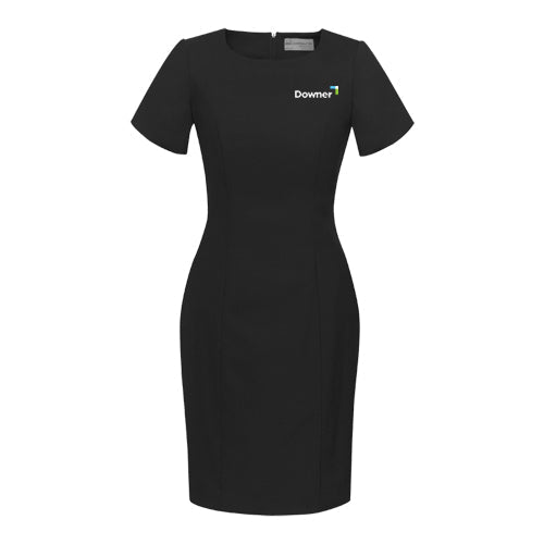 CW S-S Shift Dress             - BLACK